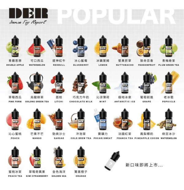 DER系列電子煙主機小煙油30ml   #3.0%：圖片 2