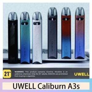 UWELL Caliburn A3S咖哩棒A3S POD電子煙主機官網評價說明書